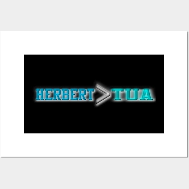 Herbert is Greater than Tua Wall Art by Retro Sports